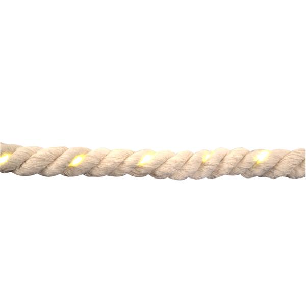 Stimmungsvolle LED-Seil-Lichterkette, warmweiss, 5m: Flexible Beleuchtung für Innen & Aussen, für Garten, Balkon & Ambiente