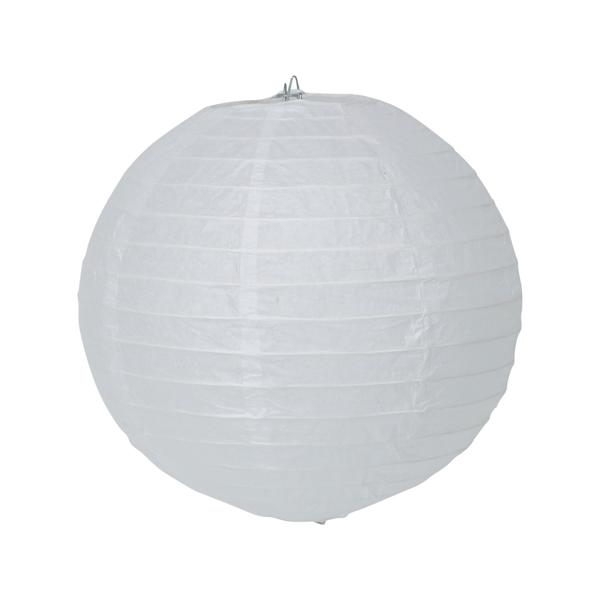 Papier-Lampions 6er-Set – 3 Grössen (20, 25, 30 cm) weiss & gold – stimmungsvolle Deko für Feste, Garten & Kindergeburtstage – robust & wetterfest