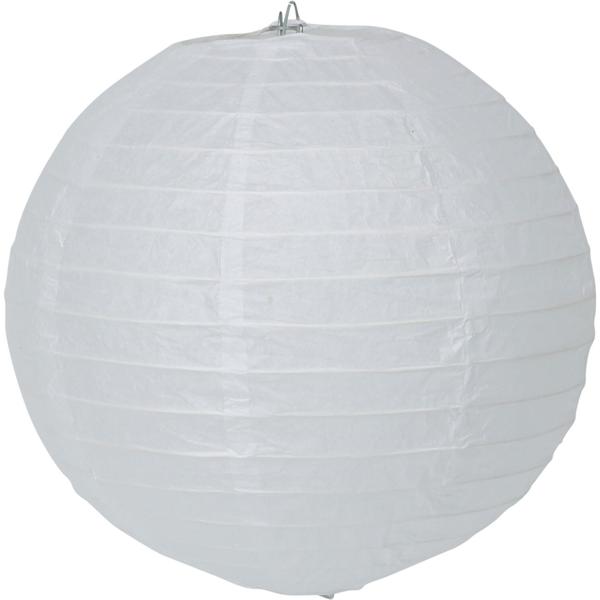 Papier-Lampions 6er-Set – 3 Grössen (20, 25, 30 cm) weiss & gold – stimmungsvolle Deko für Feste, Garten & Kindergeburtstage – robust & wetterfest