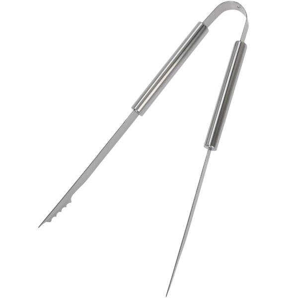 Edelstahl Grillbesteck Set (3-teilig): Grillzange, Wender & Gabel in Profi-Qualität, langlebig, leicht zu reinigen & perfekt für jeden Grill