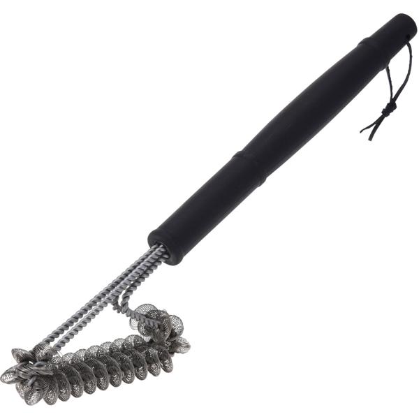 Grillbürste Edelstahl 40 cm – effektive Reinigung gegen Fett, Kohle & Grillrückstände – extra langer Griff schützt vor Hitze – vielseitig einsetzbar
