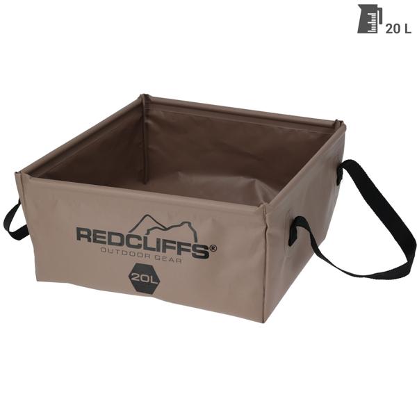 Faltbares 20L Camping Spülbecken: Platzsparend & leicht für Outdoor, Robust, wasserdicht & vielseitig einsetzbar für Geschirr, Wäsche & mehr