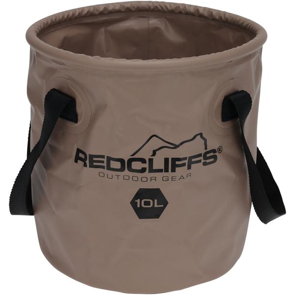 Faltbarer Camping-Eimer 10 Liter - Platzsparender Wassereimer mit 2 fixierbaren Henkeln - Robuster Kunststoff für Garten, Reise, Camping & Haushalt