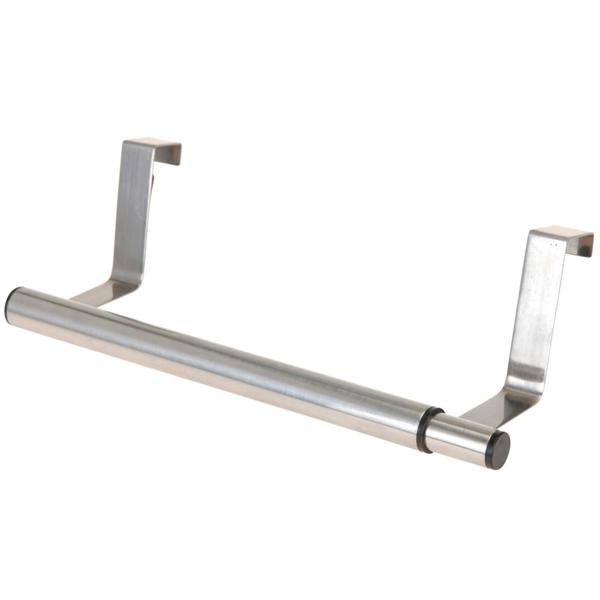 Handtuchhalter für Türen - ausziehbar 25-40 cm - flexibles Trocknen von Handtüchern - Robuste Edelstahl-Stange - Kein Bohren/Kleben - Für Türen bis 2,5 cm Falz