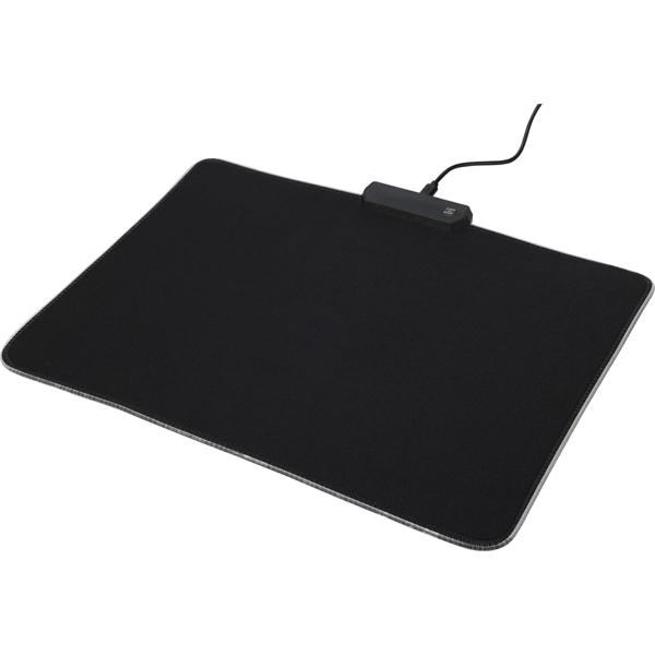 Beleuchtetes Gaming-Mousepad 25x35cm - RGB-LED-Beleuchtung - Pixelgenaue Oberfläche für Präzision & Geschwindigkeit - Ideal für PC Gamer & Büroarbeit - USB-A 1.8m