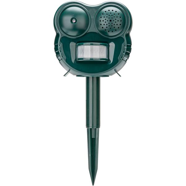 Wirkungsvolle Ultraschall Tierabwehr mit LED-Blitzlicht & PIR-Sensor – 2-in-1 Tierschreck, 70 m² – Vertreibt Katzen, Hunde & Wildtiere