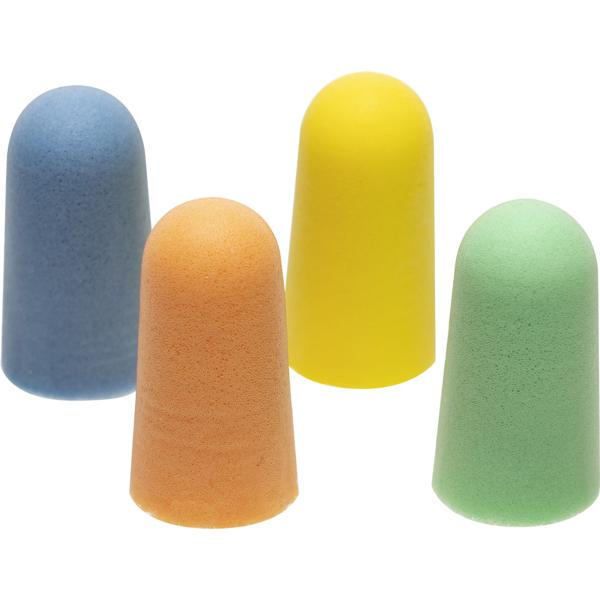 Hocheffektive Gehörschutz-Ohrstöpsel, 100 Stück, mehrfarbig, SNR 33 dB, hoher Tragekomfort, für laute Umgebungen wie Arbeit, Party, Event oder Schlaf