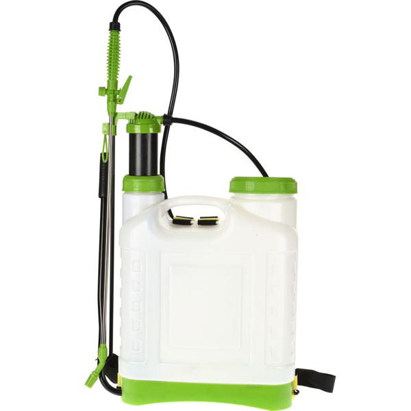 Professioneller 16L Pump-Drucksprüher - für Dünger & Pflanzenschutzmittel in Haus & Garten - Robust, Polypropylen mit Edelstahllanze