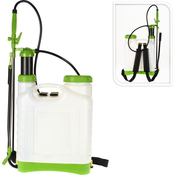 Professioneller 16L Pump-Drucksprüher - für Dünger & Pflanzenschutzmittel in Haus & Garten - Robust, Polypropylen mit Edelstahllanze
