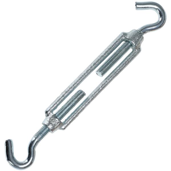 Befestigungs-Set 6-teilig für dreieckige Sonnensegel - UV-Schutz auf Balkon & Terrasse - Zinkmetall-Montageset - Spannanker Halte-Ösen Karabiner