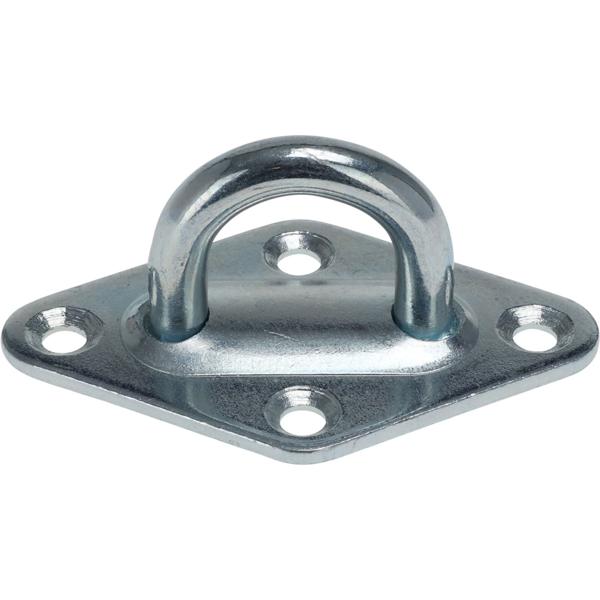 Befestigungs-Set 6-teilig für dreieckige Sonnensegel - UV-Schutz auf Balkon & Terrasse - Zinkmetall-Montageset - Spannanker Halte-Ösen Karabiner