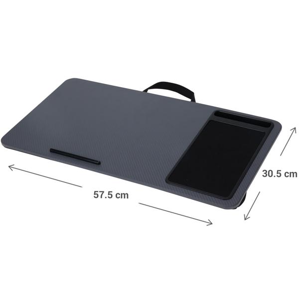 Komfortabeler Laptoptisch fürs Bett, 57,5 x 30,5 x 4 cm: Für entspanntes Arbeiten & Serien schauen, leicht & stabil