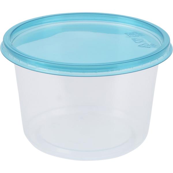 Frischhalte-Dosen-Set 50 Stück mit blauen Deckeln - 9 Grössen - BPA-frei stapelbar gefrier- & spülmaschinengeeignet für Küche & Gefrierschrank