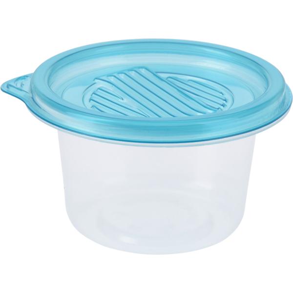 Frischhalte-Dosen-Set 50 Stück mit blauen Deckeln - 9 Grössen - BPA-frei stapelbar gefrier- & spülmaschinengeeignet für Küche & Gefrierschrank