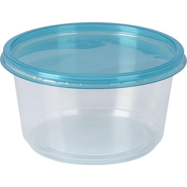 Frischhalte-Dosen-Set 50 Stück mit blauen Deckeln - 9 Grössen - BPA-frei stapelbar gefrier- & spülmaschinengeeignet für Küche & Gefrierschrank