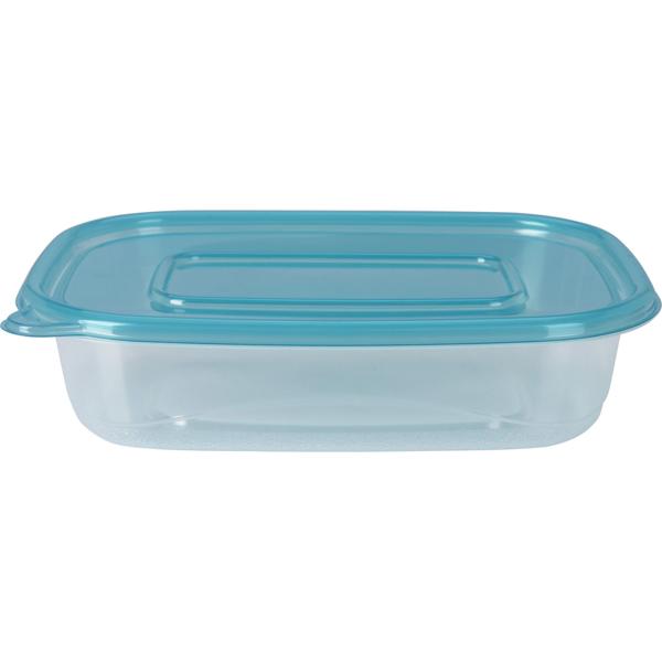 Frischhalte-Dosen-Set 50 Stück mit blauen Deckeln - 9 Grössen - BPA-frei stapelbar gefrier- & spülmaschinengeeignet für Küche & Gefrierschrank