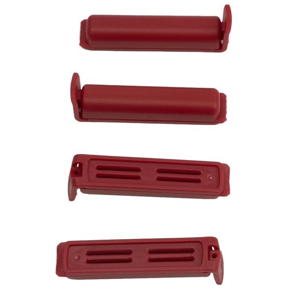 Frischhalteclips Set 24tlg. - Optimaler Frische- & Aromaschutz für Lebensmittel - 3 Grössen, bunt, inkl. Aufbewahrungsbox - Polypropylen