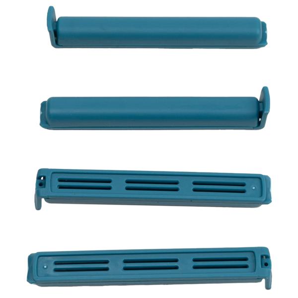 Frischhalteclips Set 24tlg. - Optimaler Frische- & Aromaschutz für Lebensmittel - 3 Grössen, bunt, inkl. Aufbewahrungsbox - Polypropylen