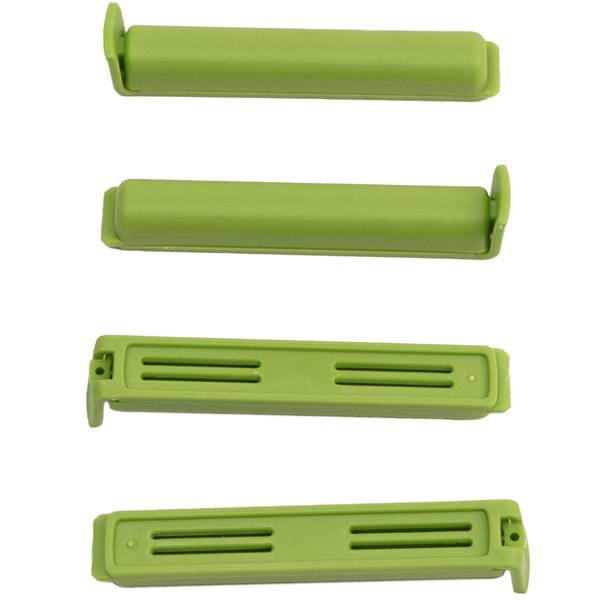 Frischhalteclips Set 24tlg. - Optimaler Frische- & Aromaschutz für Lebensmittel - 3 Grössen, bunt, inkl. Aufbewahrungsbox - Polypropylen