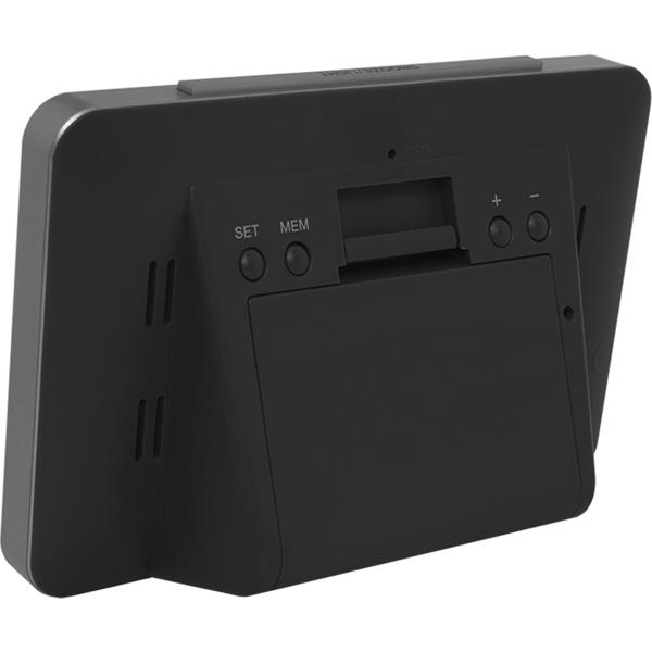 Funk Wetterstation mit Aussensensor, Wettervorhersage & Funkwecker, kabellos, Thermometer u. Hygrometer inkl. Funkuhr und Datumsanzeige