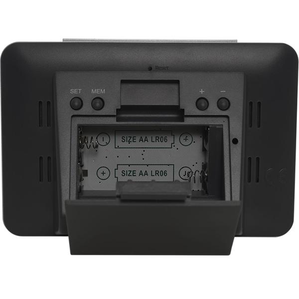Funk Wetterstation mit Aussensensor, Wettervorhersage & Funkwecker, kabellos, Thermometer u. Hygrometer inkl. Funkuhr und Datumsanzeige