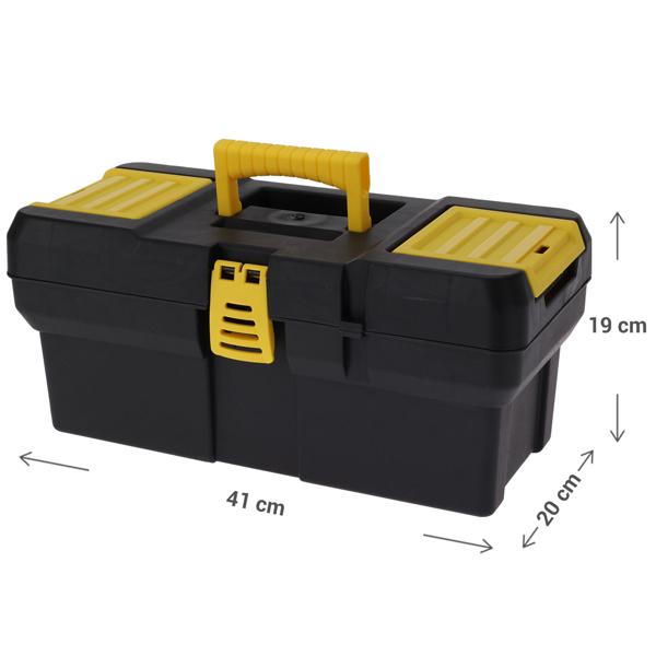 Werkzeugkasten, Werkzeugbox, 41 x 20 x 19 cm