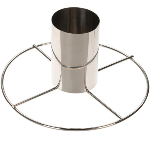 Poulet Bräter Edelstahl - Für saftigen Pouletbraten auf Grill & Backofen - Hygienisch, robust, langlebig - 20x10 cm Hähnchen Röster