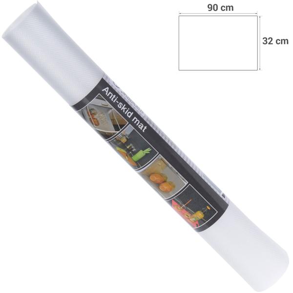 Anti-Rutsch-Matte 90x32cm transparent – Ideal für Kühlschrank Schubladen & Wohnwagen – Lebensmittelecht zuschneidbar - Robuste Mehrzweck-Schutzmatte