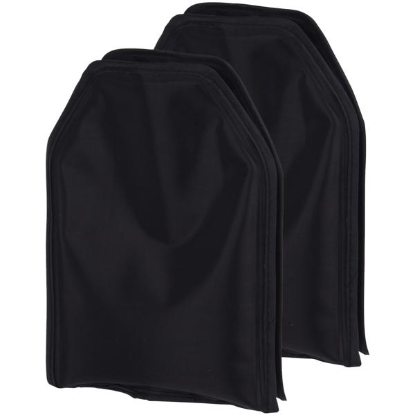 2er-Set Flaschenkühler Schwarz - Integrierte Kühlflüssigkeit - Extrem leicht, platzsparend, robustes Polyester 15x22.5cm - Für Wein, Sekt & Getränkedosen