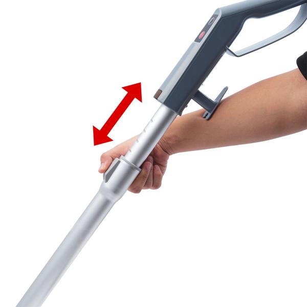 Robuste tiefenreinigende Fussboden-Poliermaschine, Teleskop-Griff, Mikrofaserpads, Sprühfunktion, für Laminat, Parkett, Fliesen, Marmor, Schiefer