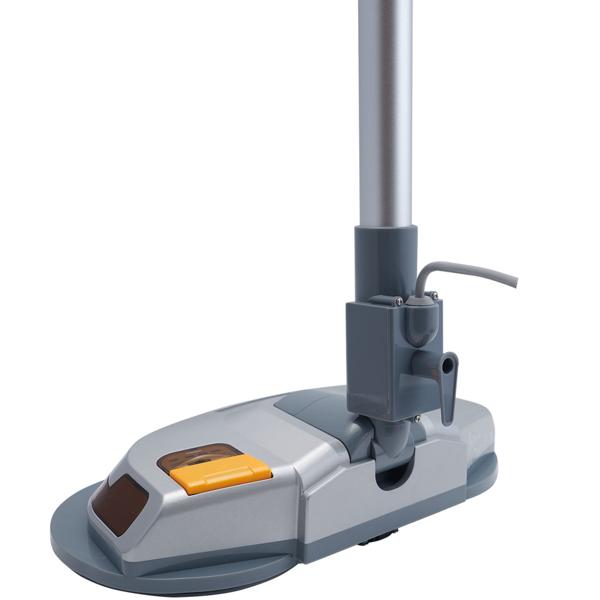 Robuste tiefenreinigende Fussboden-Poliermaschine, Teleskop-Griff, Mikrofaserpads, Sprühfunktion, für Laminat, Parkett, Fliesen, Marmor, Schiefer