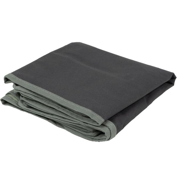 Unterbettkommode 4er-Set grau - Mehr Stauraum für Bettwäsche & Kleidung - Staub- & Mottenschutz, Sichtfenster, Handgriff, 50x38x20cm - Platzsparend faltbar