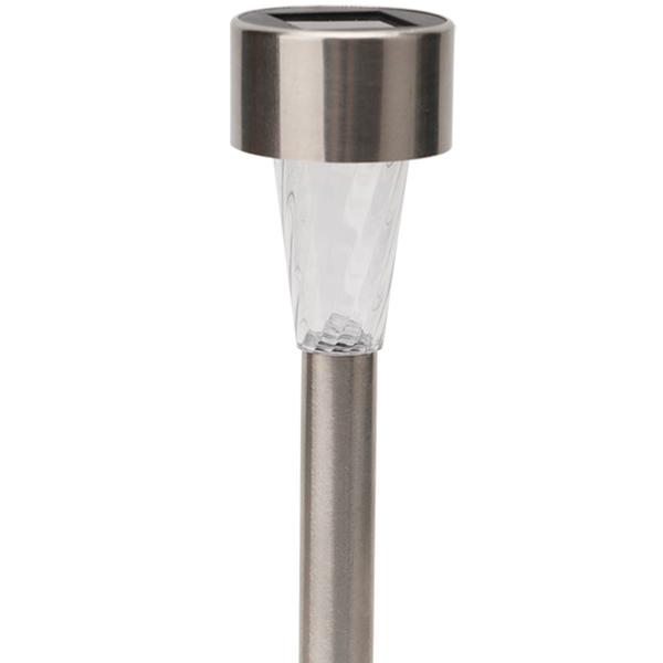 16er Set Mini-LED Solarleuchten: Edelstahl, Erdspiess, Dämmerungssensor, IP44 – Kabellose, stilvolle Beleuchtung für Garten & Wege