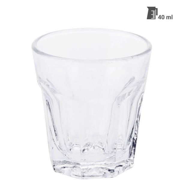 Kristall-Look Schnapsgläser 6er-Set, 40ml pro Glas, edle Shotgläser, brillante Optik für besondere Anlässe