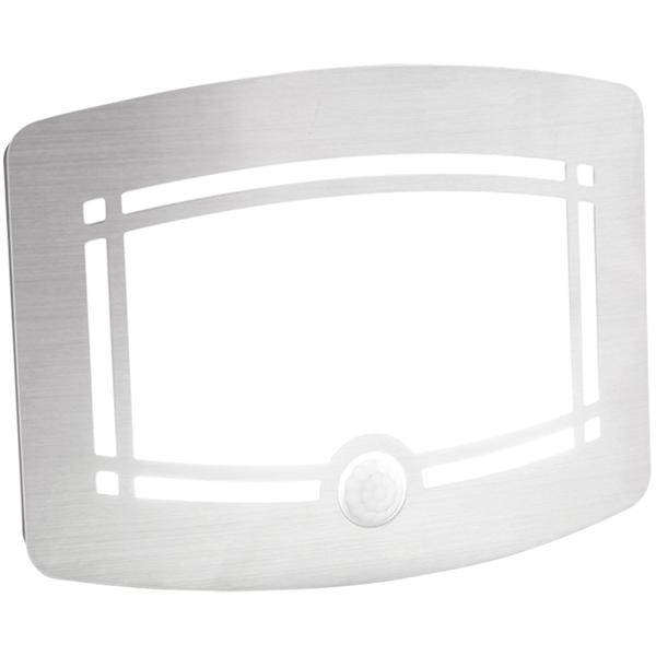 2er-Set Helle Batterie-LED-Wandleuchte, Aluminium und Kunststoff, 2 Leuchtstufen 20-40 Lumen, PIR-Bewegungs- & Lichtsensor