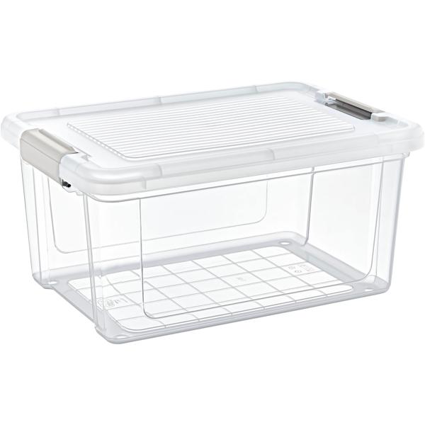 3er-Set Vorratsboxen Transparent (9–30L): Robuste Aufbewahrungsboxen & Frischhalteboxen mit Deckel für Haushalt, Ordnung, Küche & Vorräte