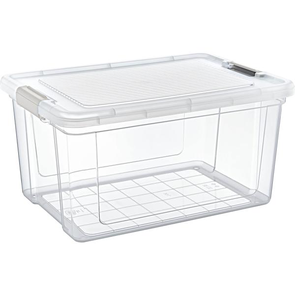 3er-Set Vorratsboxen Transparent (9–30L): Robuste Aufbewahrungsboxen & Frischhalteboxen mit Deckel für Haushalt, Ordnung, Küche & Vorräte