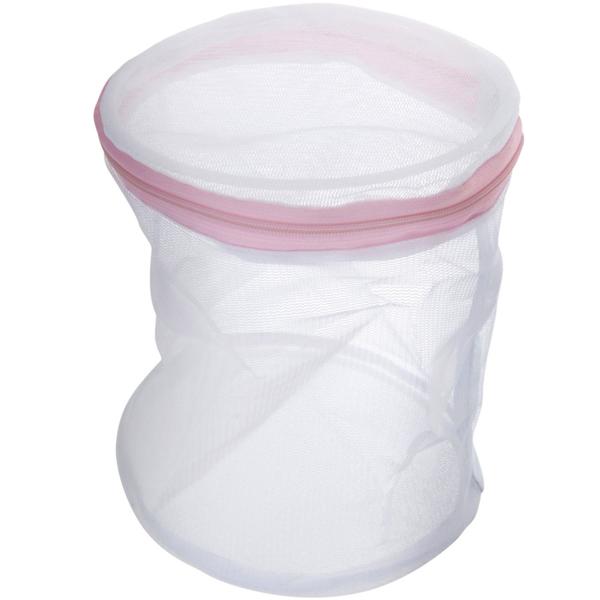 2er-Set Wäschenetz mit Reissverschluss - Schützt Wäsche, Schuhe, BHs & Waschmaschine - Sicherer Wäschesack aus 100% Polyester, Ø16x20 cm