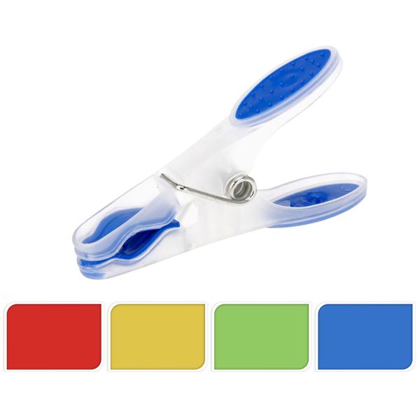 Wäscheklammern Soft-Grip 40 Stück-Set - Schonendes Aufhängen ohne Druckstellen, kein Verrutschen - in 5 bunten Farben (blau, rot, gelb, türkis, grün)