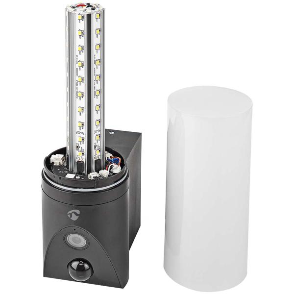 WiFi Überwachungskamera mit Aussenlicht: SmartLife, Full HD, Nachtsicht & PIR-Sensor. IP65-wetterfest, App-Zugriff & 2-Wege-Kommunikation