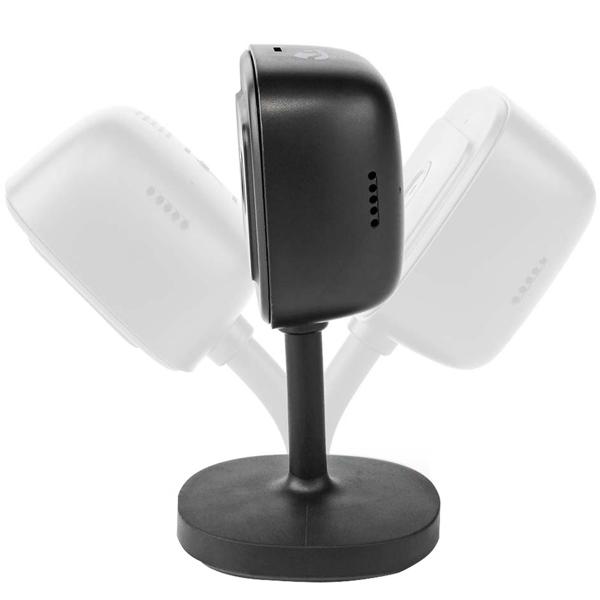 Full-HD WLAN IP-Kamera (Innen, schwarz) - SmartLife, Nachtsicht, PIR-Sensor, 2-Wege-Audio, App - Überwachung mit Komfort