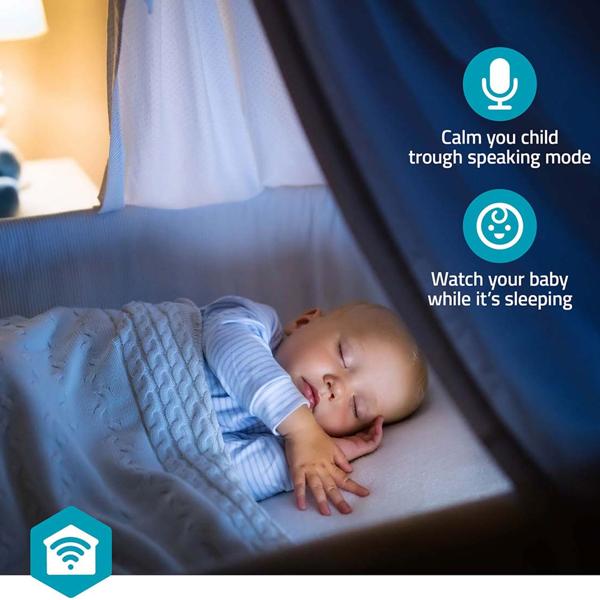 Full-HD WLAN IP-Kamera (Innen, schwarz) - SmartLife, Nachtsicht, PIR-Sensor, 2-Wege-Audio, App - Überwachung mit Komfort