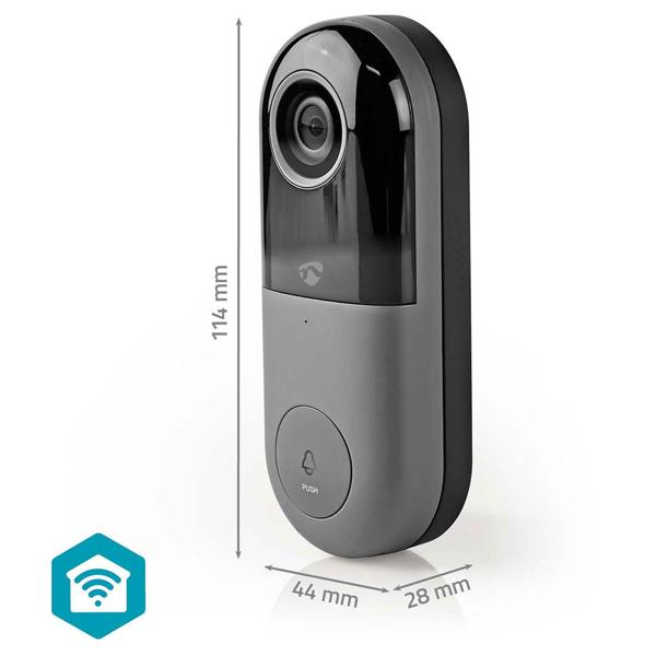 Video Türsprechanlage, mit Bewegungssensor, SmartLife, Full-HD, App, Wi-Fi, Nachtsicht