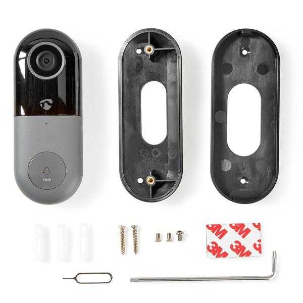 Video Türsprechanlage, mit Bewegungssensor, SmartLife, Full-HD, App, Wi-Fi, Nachtsicht