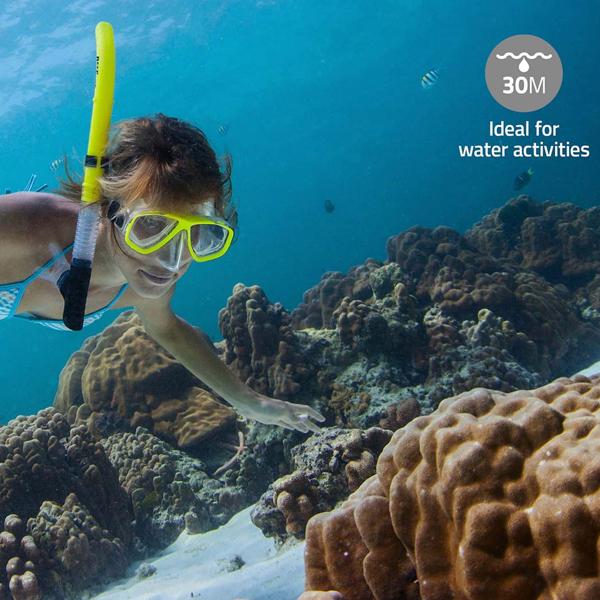 Dual-Screen Action Cam - Full-HD 1080p@30fps - 12 MP - Wasserdicht bis 30m - Wi-Fi & App-Steuerung - Ideal für Sport & Vlogs