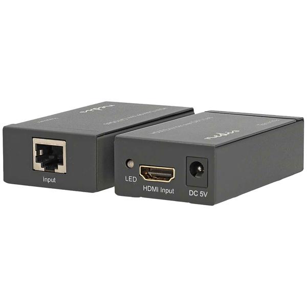 Full-HD HDMI Extender mit Ethernet (1080p): 3D, CEC, DTS & Dolby Digital, anthrazit - Signalverlängerung ohne Qualitätsverlust