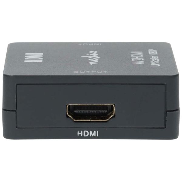 RCA auf HDMI Konverter - AV zu HDMI Video Audio Adapter 1080p Full HD - für Videorekorder & Spielekonsolen an HDTV - Plug & Play