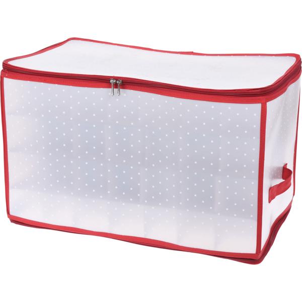 Aufbewahrungsbox für Weihnachtskugeln - 112 Fächer & 2 Griffe - Schutz vor Staub, Feuchtigkeit & Beschädigung - 52,5x30x30 cm