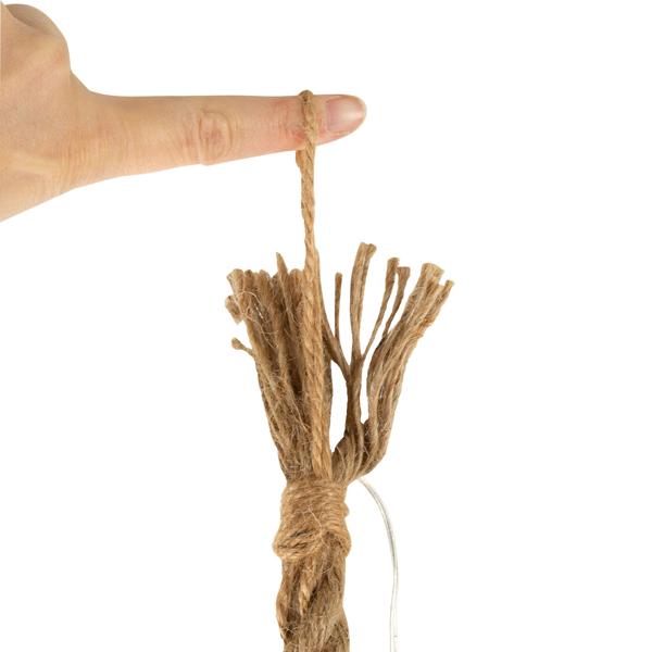 Weihnachtskugel zum Aufhängen - Edle LED-Glaskugel Ø 20 cm - 15 warmweisse LEDs, Timer, bernsteinfarben - Festliche Deko für Zuhause