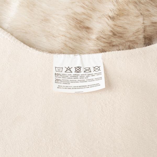 2er-Set Dekoteppich beige: 60x90cm, weiches Kunstfell - flauschiger Teppich, Bettvorleger & Deko – Edle Gemütlichkeit für Ihr Zuhause